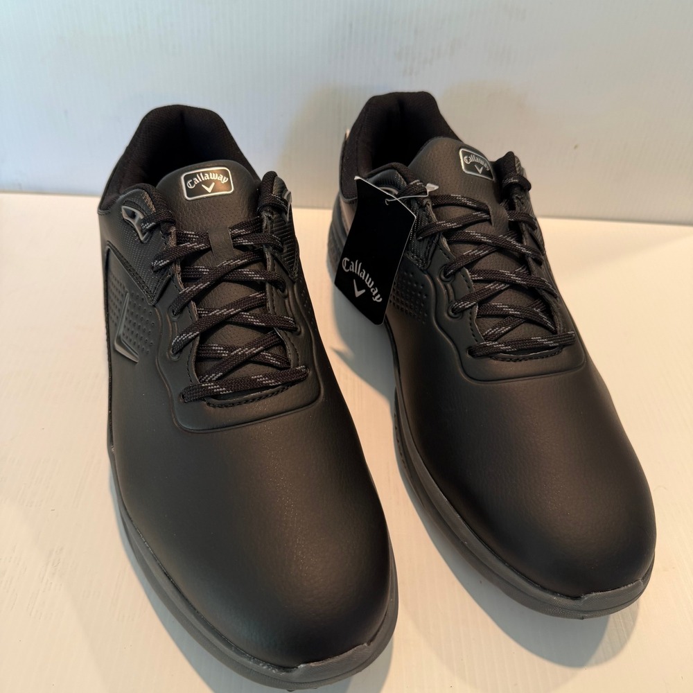 Callaway Solara TRX V2 Mens Golf Shoes Black Grey Waterproof Spiked CG320BGR 14